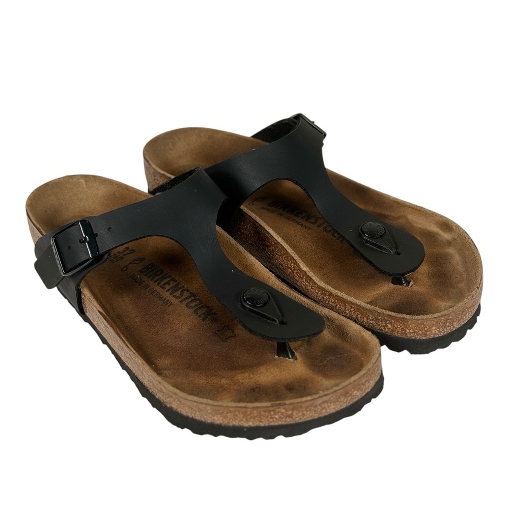 Birkenstock Black and Brown Sandals